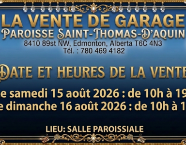 Samedi 15 août 2026 : de 10h à 19hDimanche 16 août 2026 : de 10h à 16h