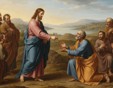 Jésus remettant les-clés du Royaume à Pierre